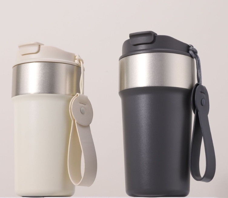 500ml Onyx Strap Flask