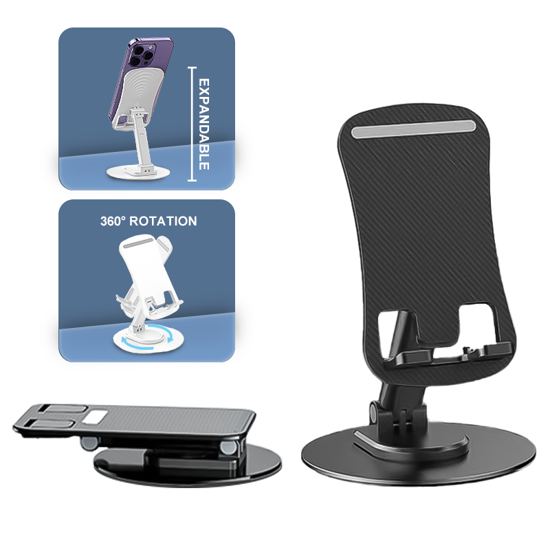  Foldable - Multi View 360° Rotatable Mobile & Tablet Holder