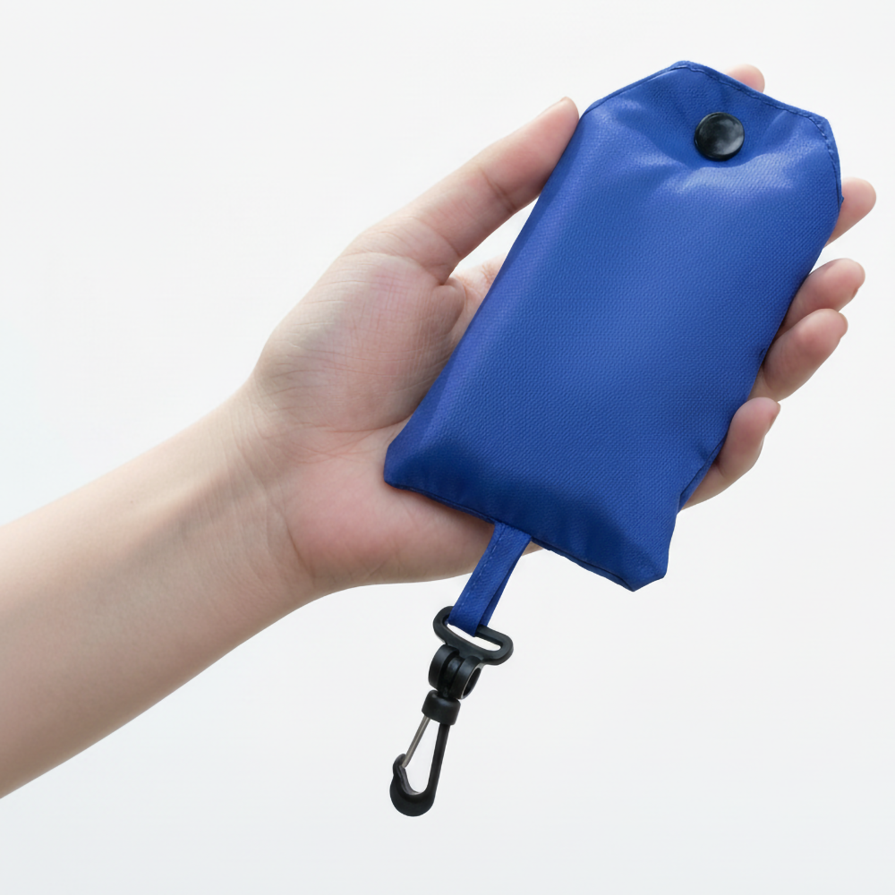 Basic Foldable Shopping Bag with Carabiner