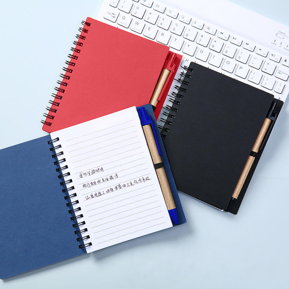 A6 Recycled Eco-Friendly Notebook with Pen