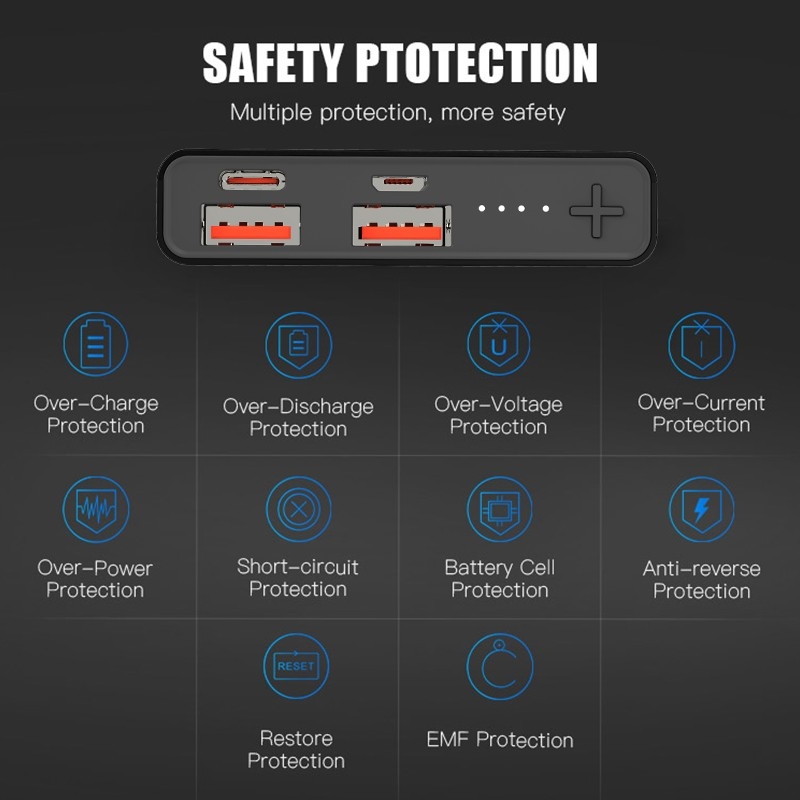 5000mAh Lexo Powerbank (with Fast Charge)