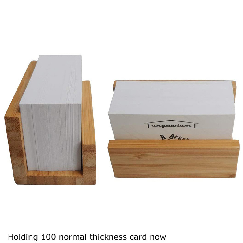 Desktop Bamboo Cardholder
