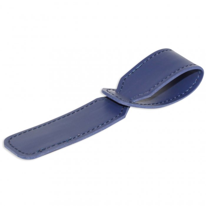 Customised Ribbon Leather Luggage Tag With Logo Print Singapore