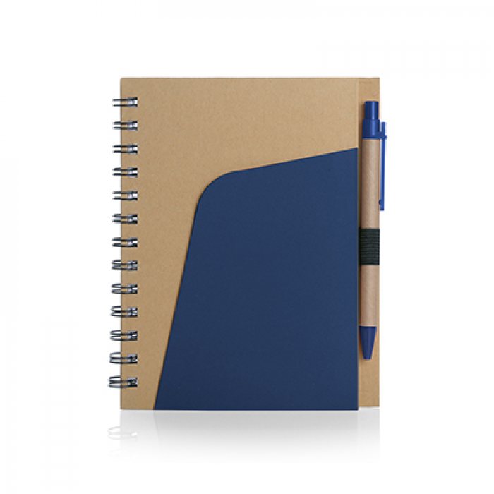 Eco-Friendly Notebook With Pen And Pocket