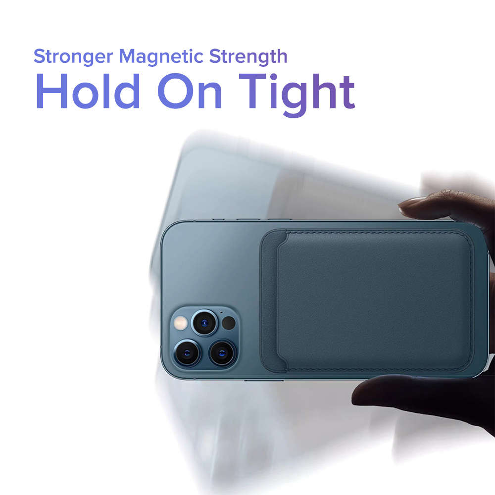 Leather Magnetic Wallet Card