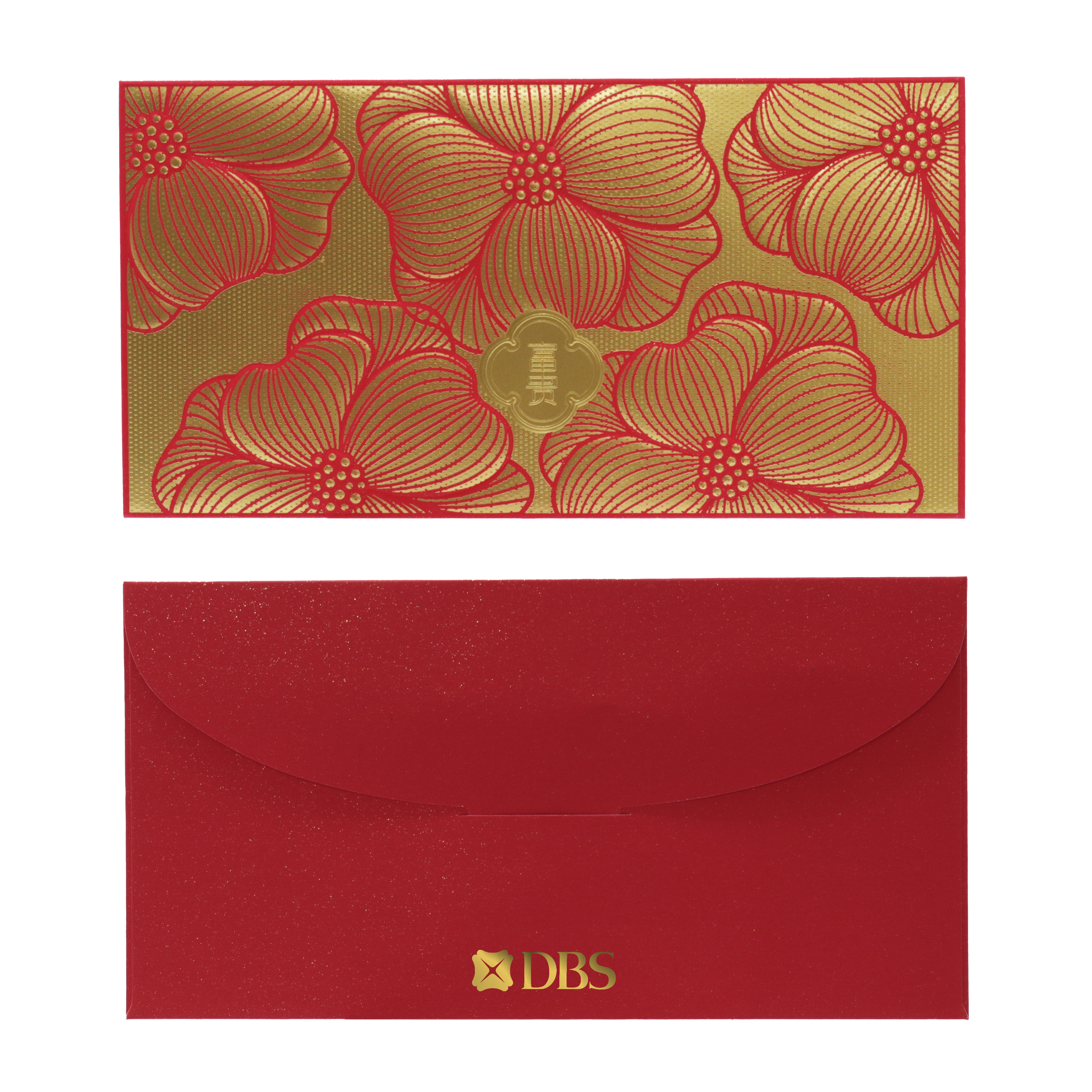 Golden Flower of Prosperity Red Packet