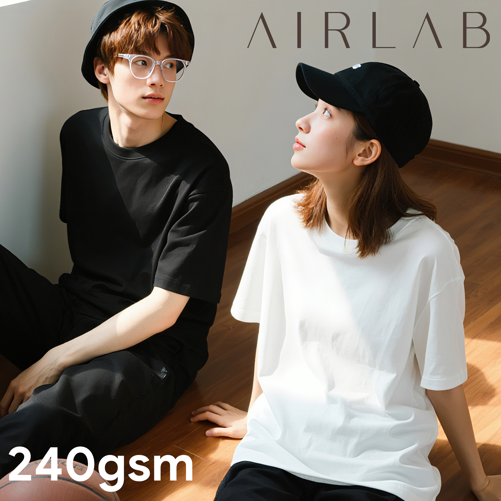 AIRLAB Hymax Oversized Premium Round Neck T-Shirt