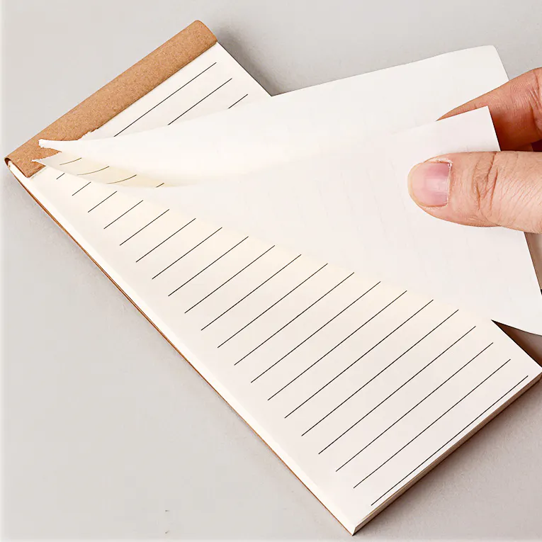 Tearable Kraft Memo Pad