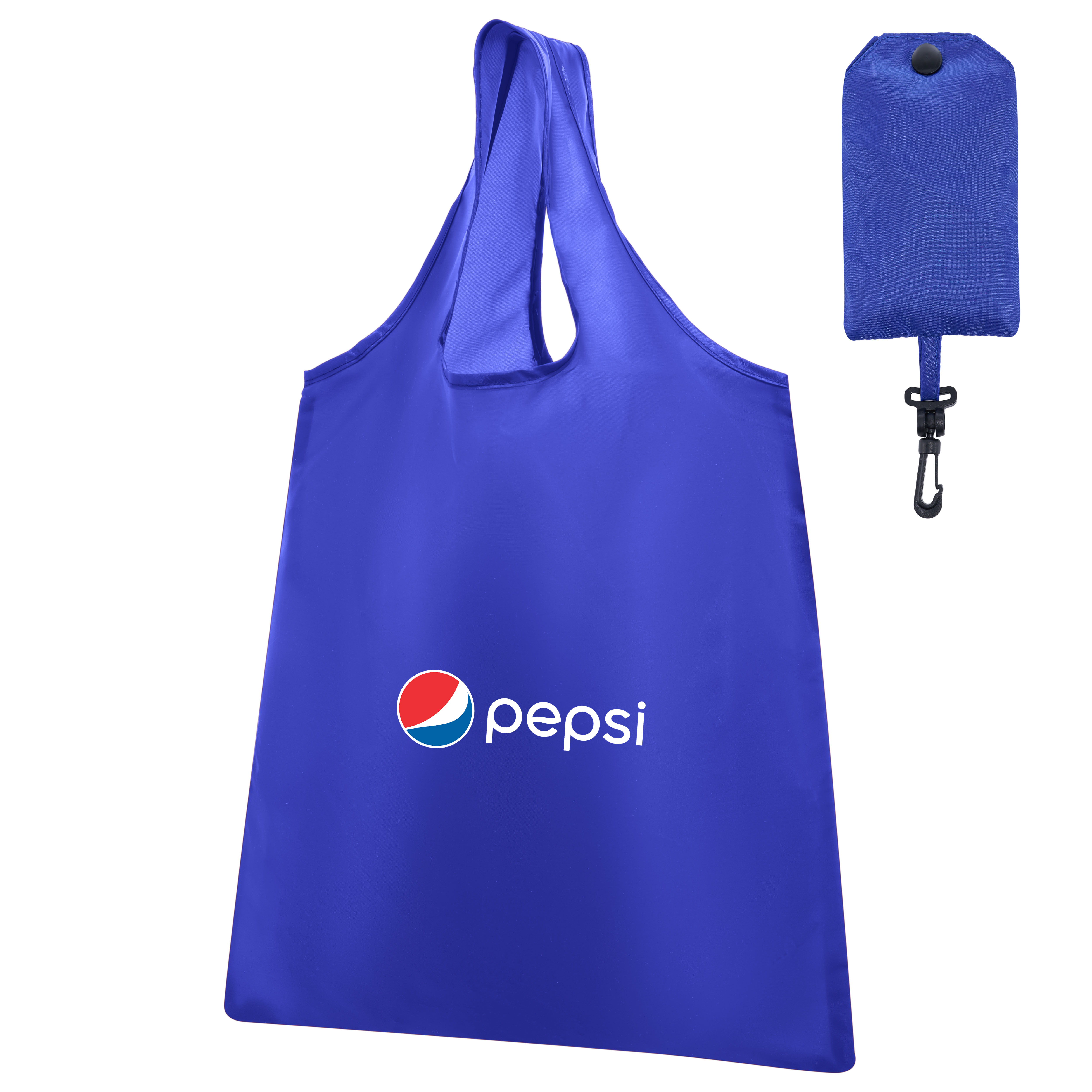 Basic Foldable Shopping Bag with Carabiner 