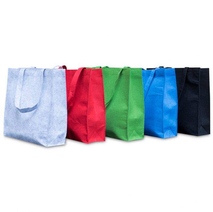 Square Wool Felt Tote Bag