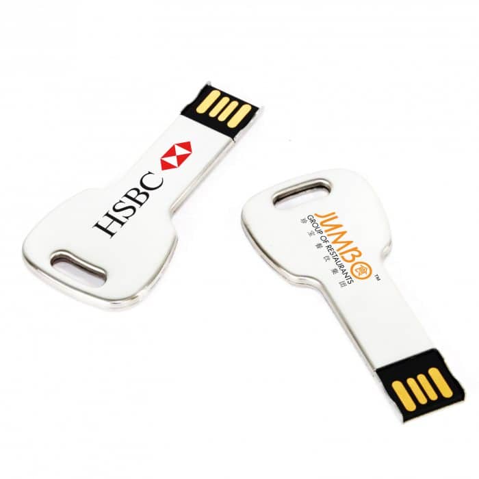 Customised Key USB Thumb Drive With Logo Print Singapore