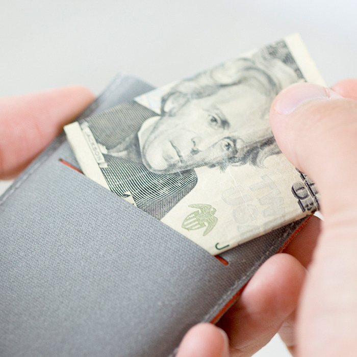 Slim Pull-Out Cascading Card Holder