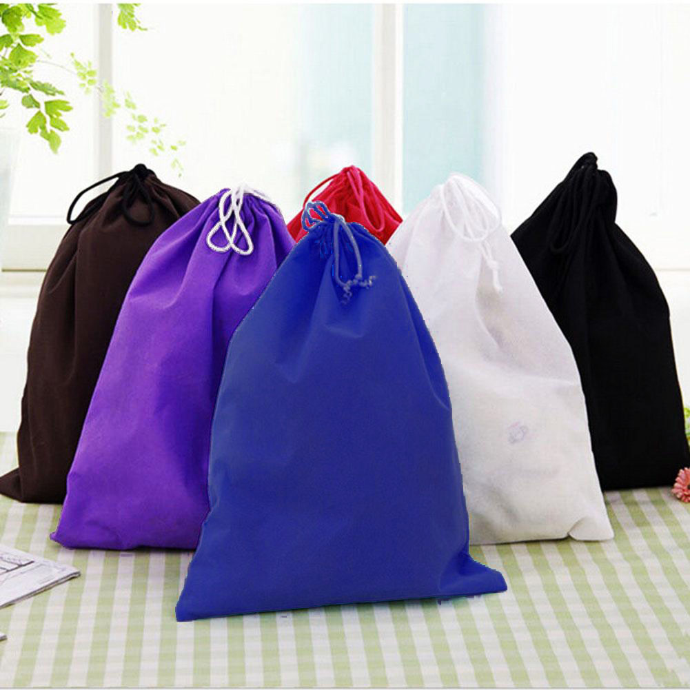 Customised Non-Woven Drawstring Pouch (30 x 40cm) With Logo Print Singapore