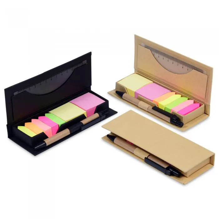 Mono Post It with Ruler & Pen Set