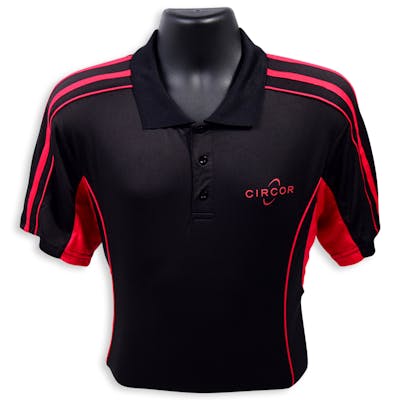 Customised Dri-Fit Edged Polo T Shirt With Logo Print Singapore