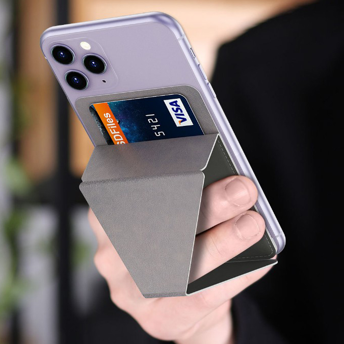 Magnetic Phone Stand Flap with Card Slot