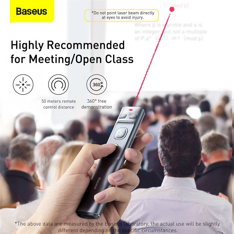 Baseus Wireless Presenter (with USB and Type-C)