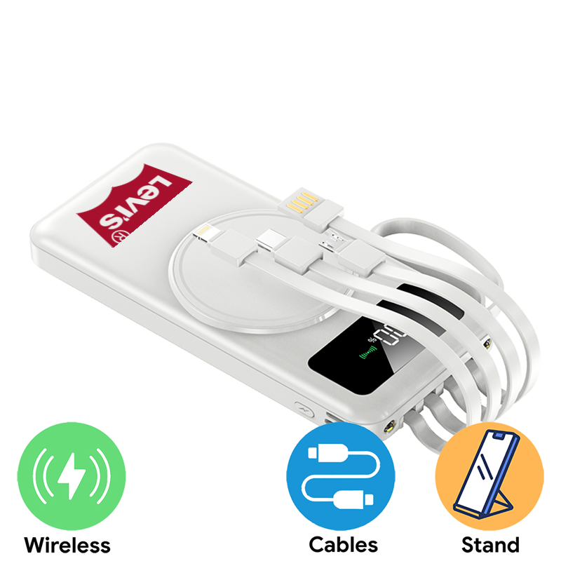 10,000mah Zavo Powerbank (with Detachable Cable)