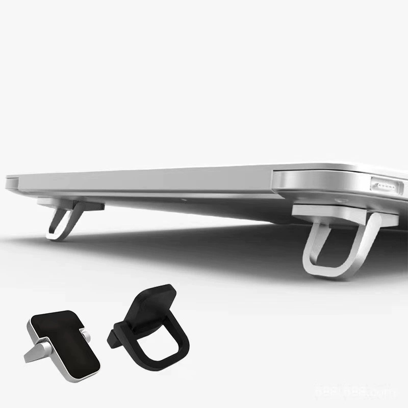 Mini Metal Folding Laptop Stand (Adhesive Backing)