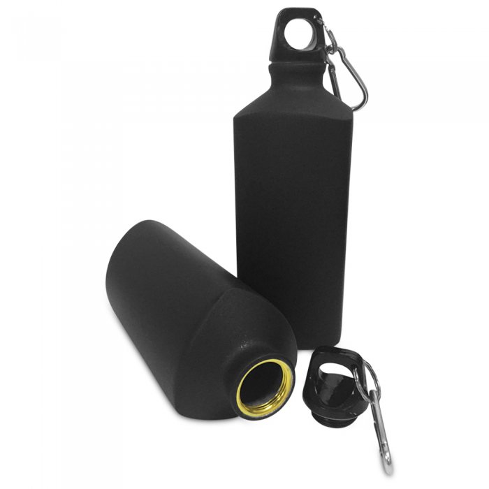 600ml Aluminium Twist Bottle with Carabiner (BPA Free)