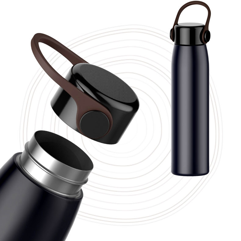 Customised 320ml Double Wall Stainless Steel Portable Thermos Flask With Logo Print Singapore