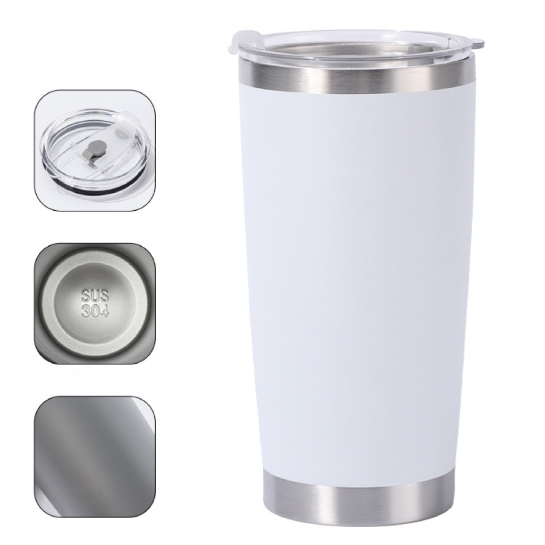 600ml Chiller Stainless Steel Insulated Tumbler (Straw Friendly)