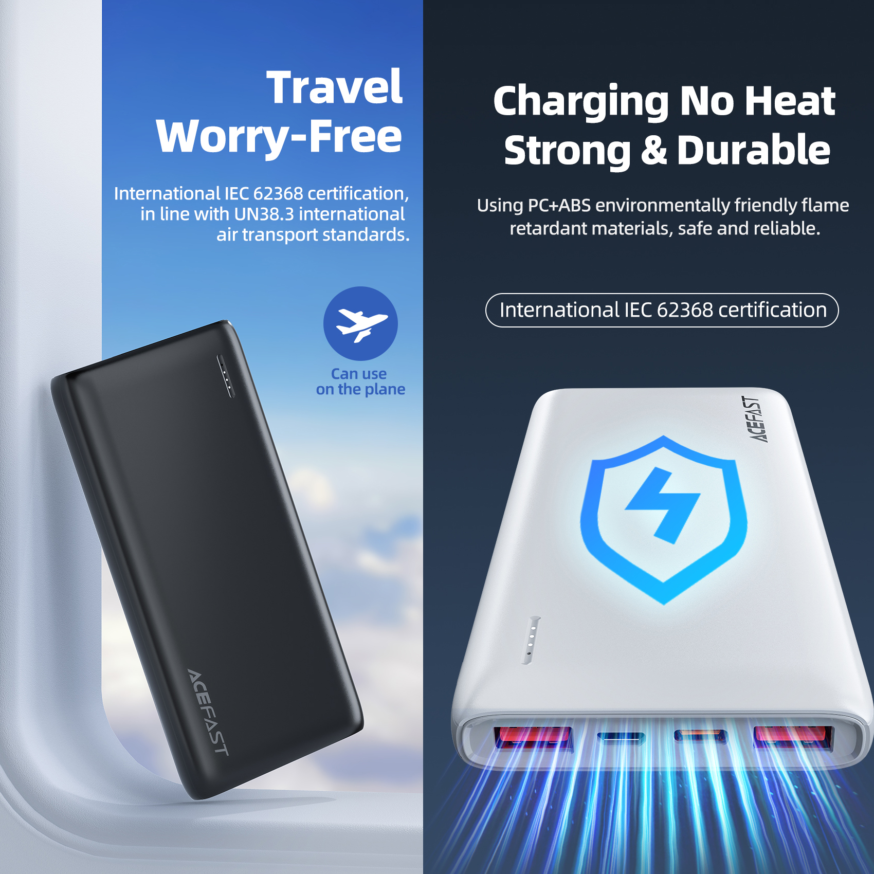 AceFast Fast Charging Powerbank 10,000mAh