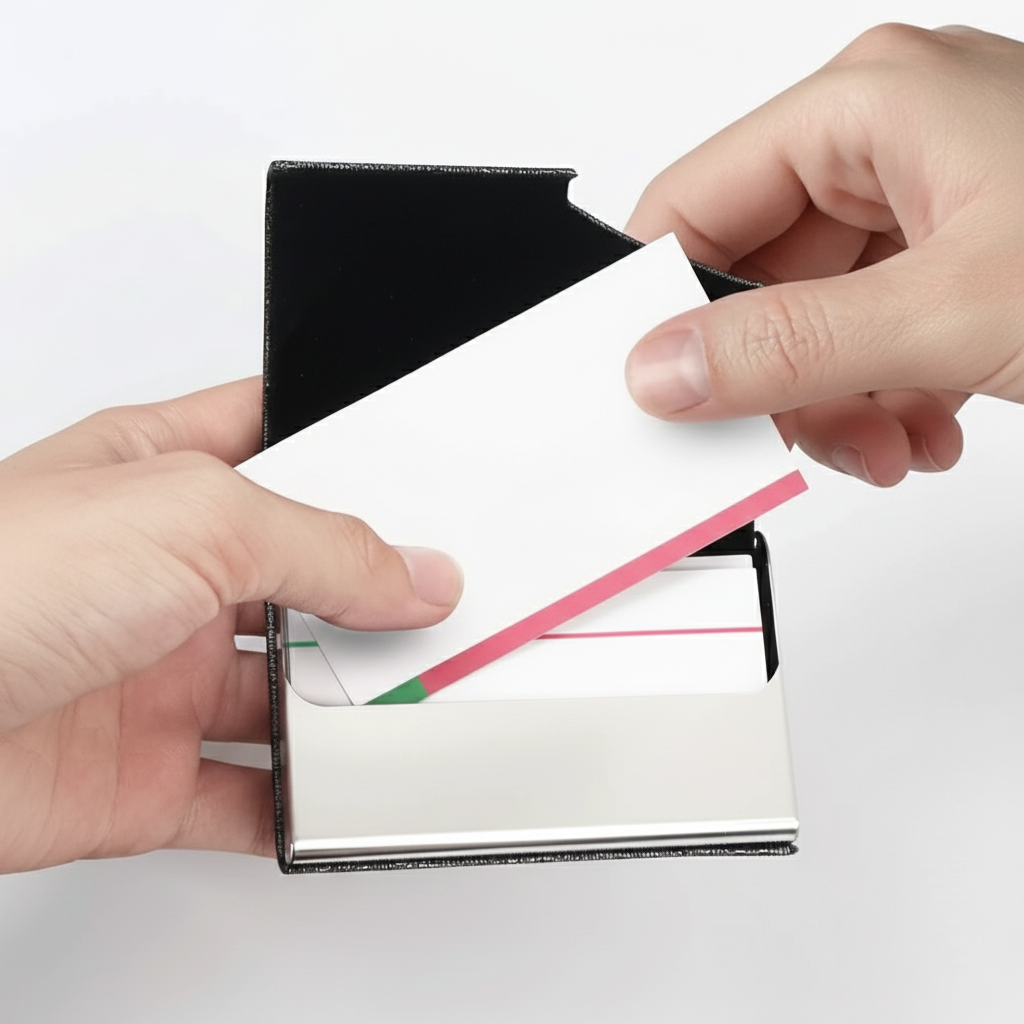 Oregon Metal Name Card Holder