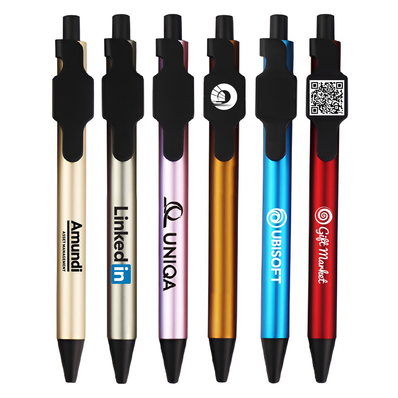 QR Clip Ball Pen (Click-to-Write)
