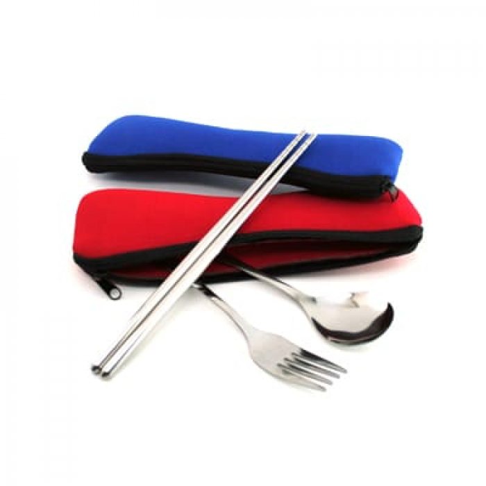 Cutlery Set in Zipper Pouch