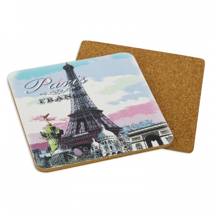 Laminated Hard Cork Coaster