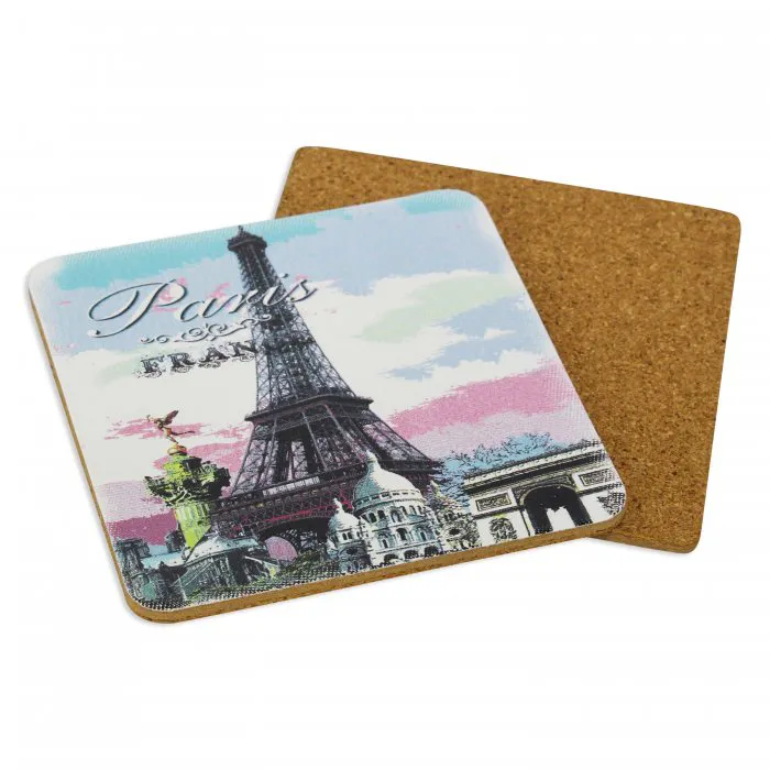 Laminated Hard Cork Coaster