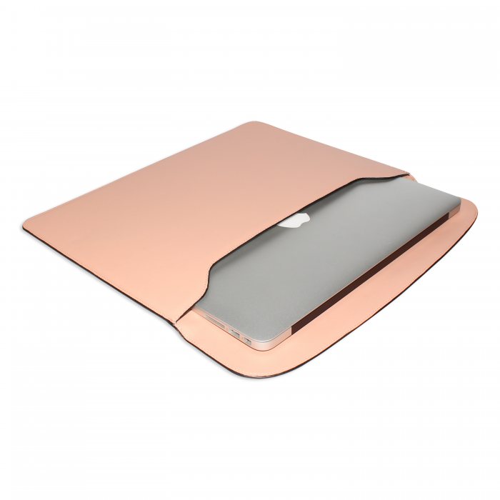 Customised 14 Inch Leather Laptop Sleeve With Logo Print Singapore