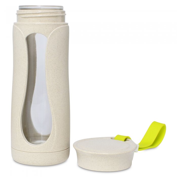 350ml Wavy Eco-Friendly Glass Bottle