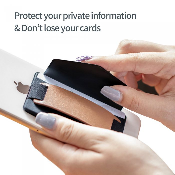 Phone Grip Card Holder with Phone Stand and Card Slots