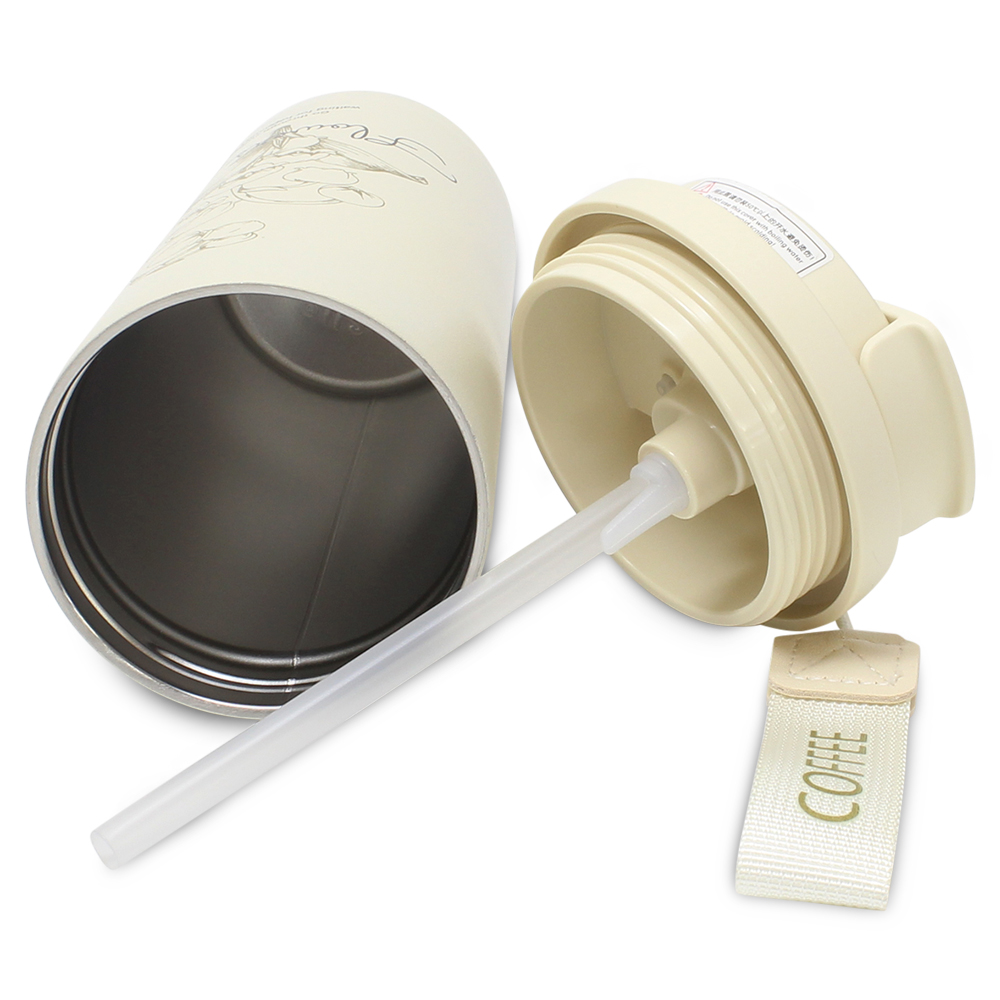 520ml Virtuo Stainless Steel Tumbler (with Straw)