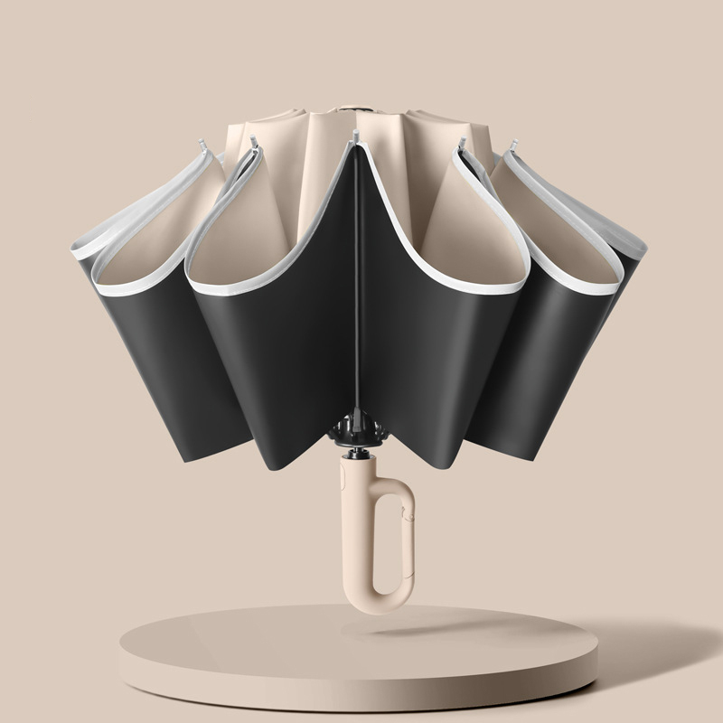 23'' Evo Automatic Foldable Umbrella with Carabiner (With UV Coating)