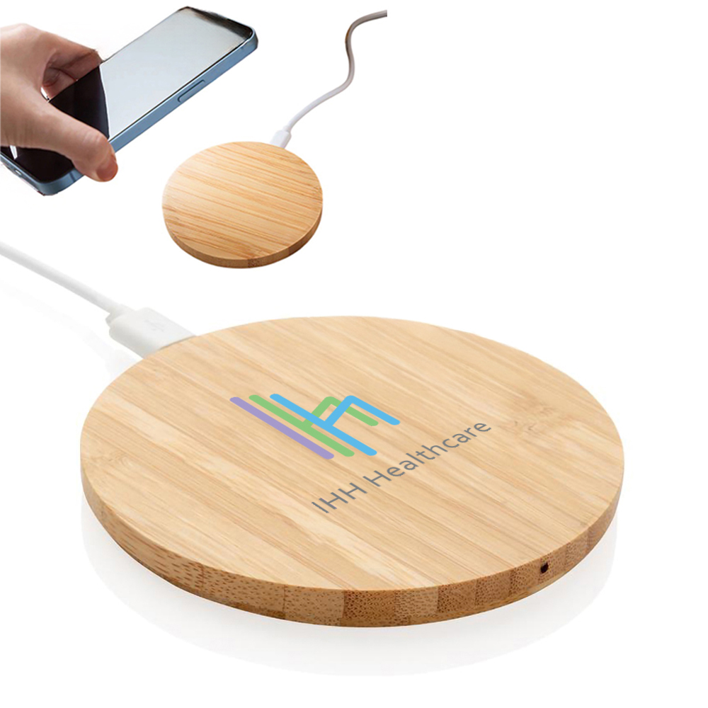 10W Bamboo Wireless Charger 
