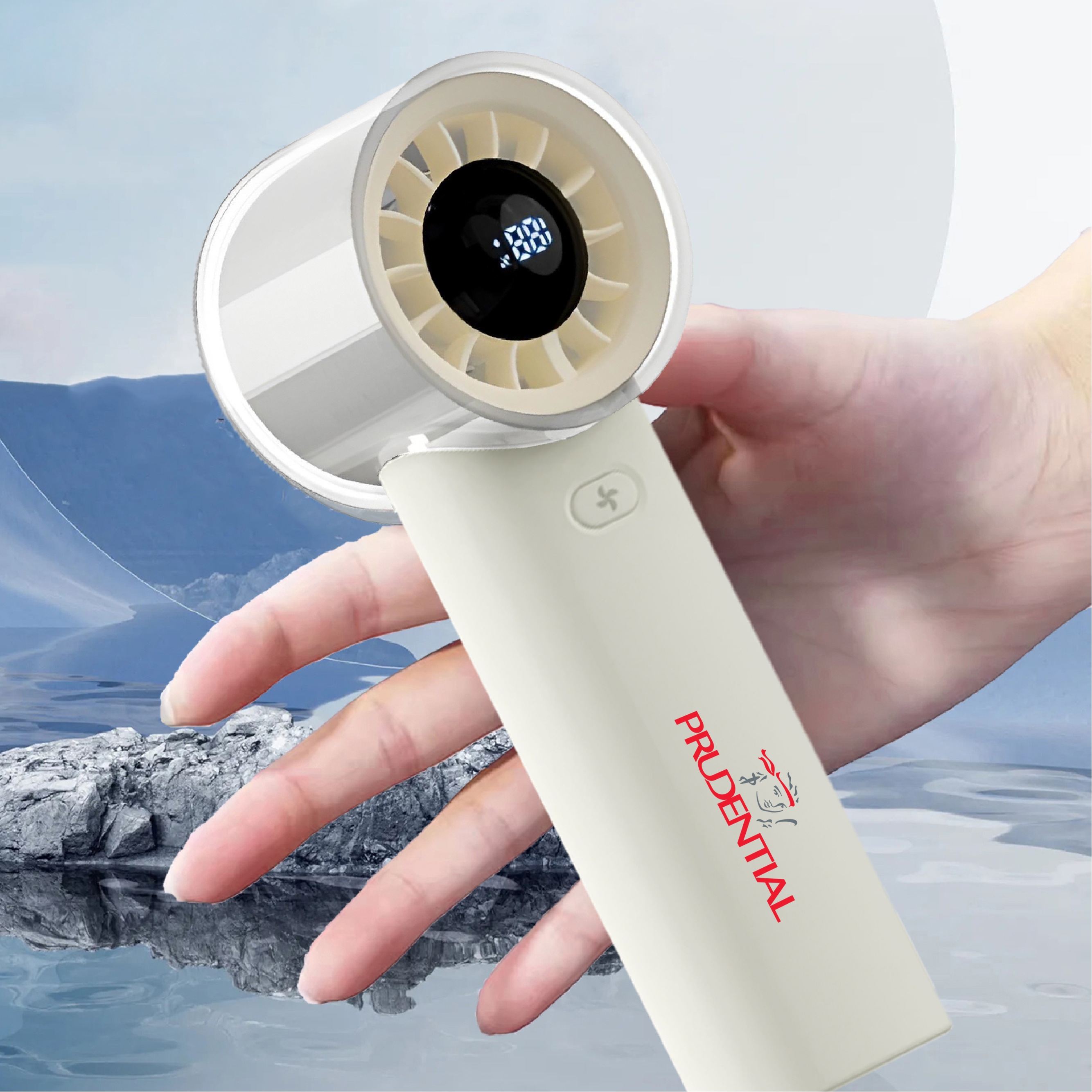 3,000mAh Cyclone Mini Fan