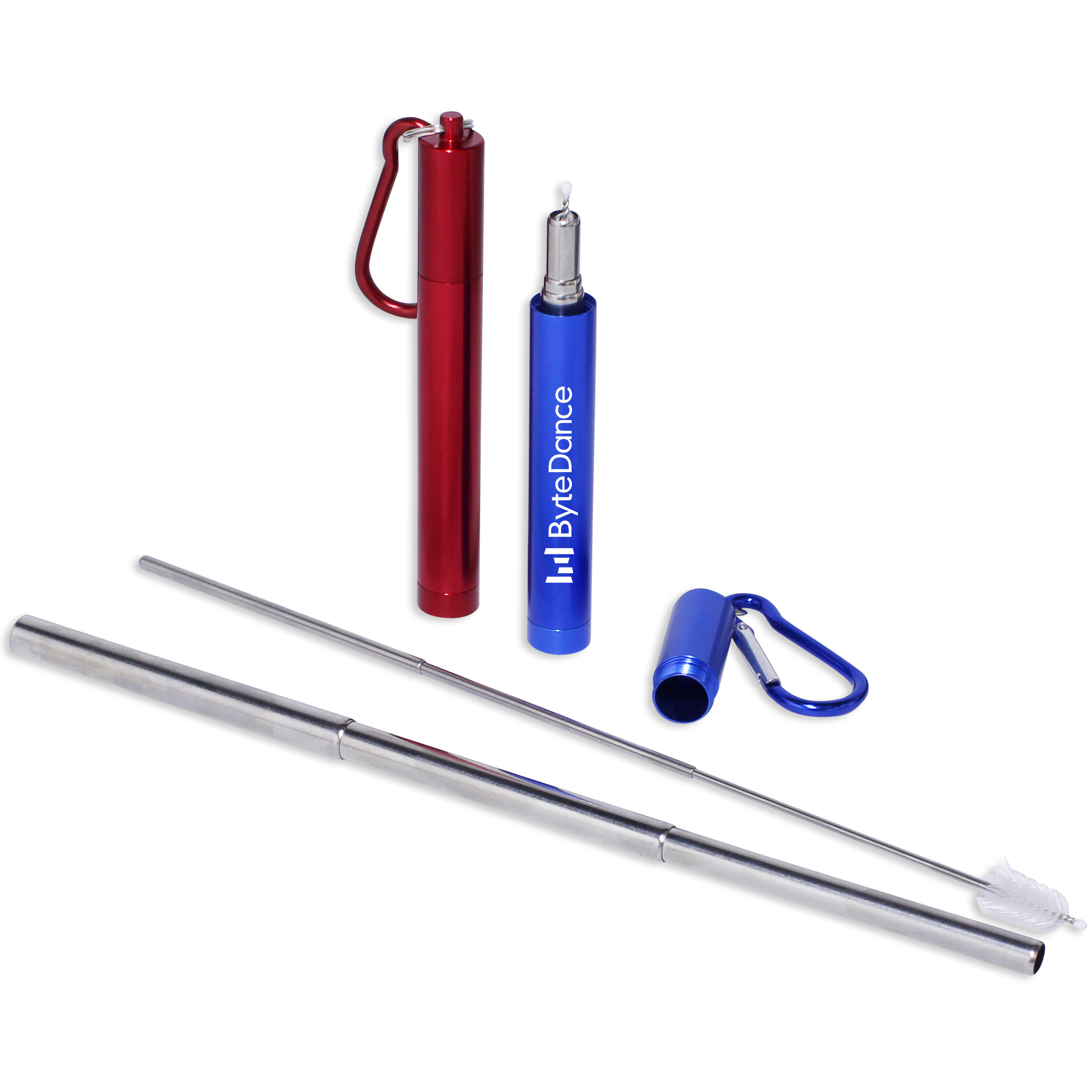 Telescopic Stainless Steel Straw Kit