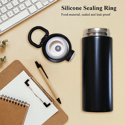 400ml Smart LED Display Stainless Steel Thermos with Handle