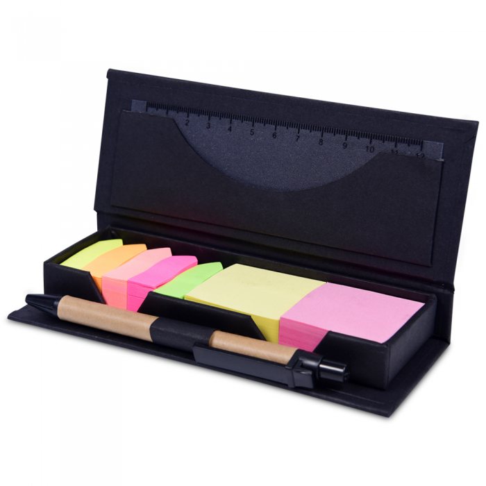 Mono Post It with Ruler & Pen Set
