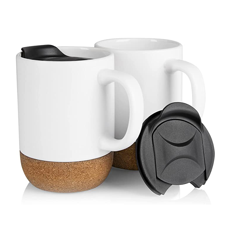 360ml Cork Ceramic Mug 