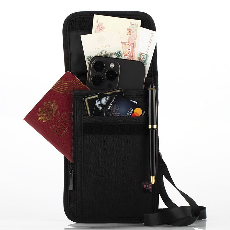 Essential RFID Blocking Passport Sling Pouch 