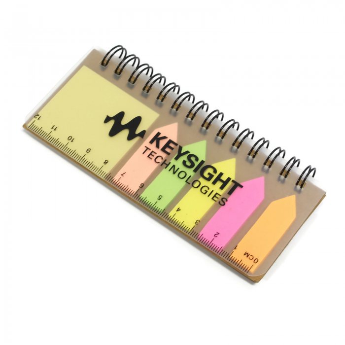 Wire-O Notepad with Post It & Ruler Set
