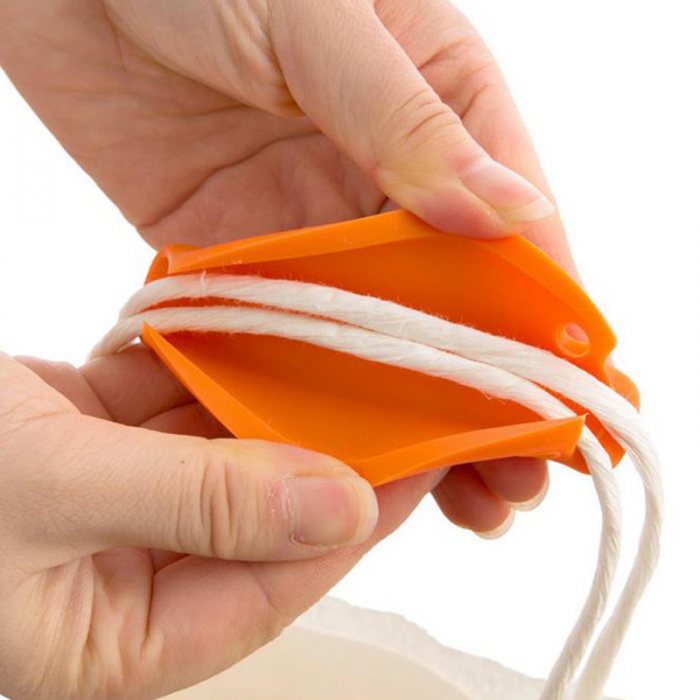 Shopping Bag Grip Handle with Keychain Hole