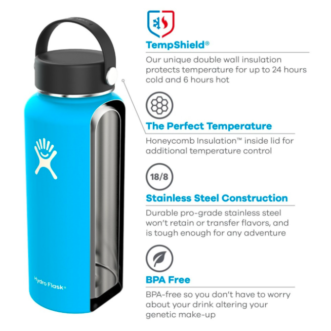 Hydro Flask 475ml wide mouth 2.0 (16oz)