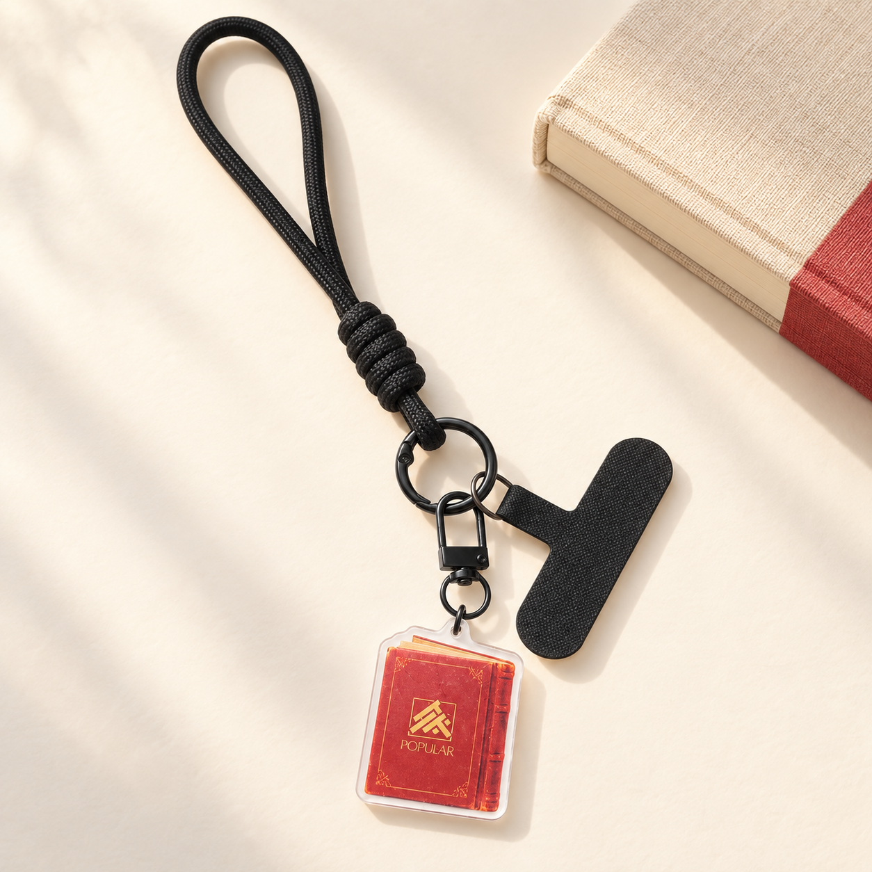 Mini Book Phone Strap — customised gift