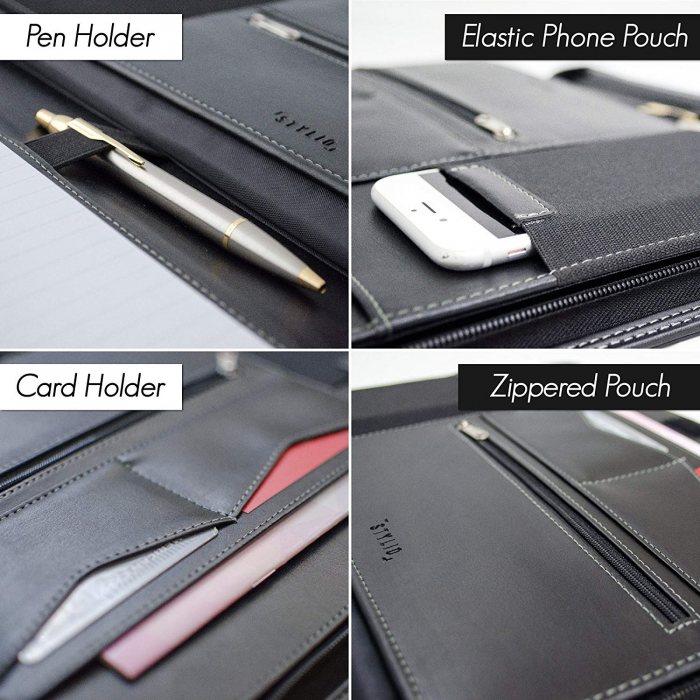 Premium Zippered Portfolio Organizer