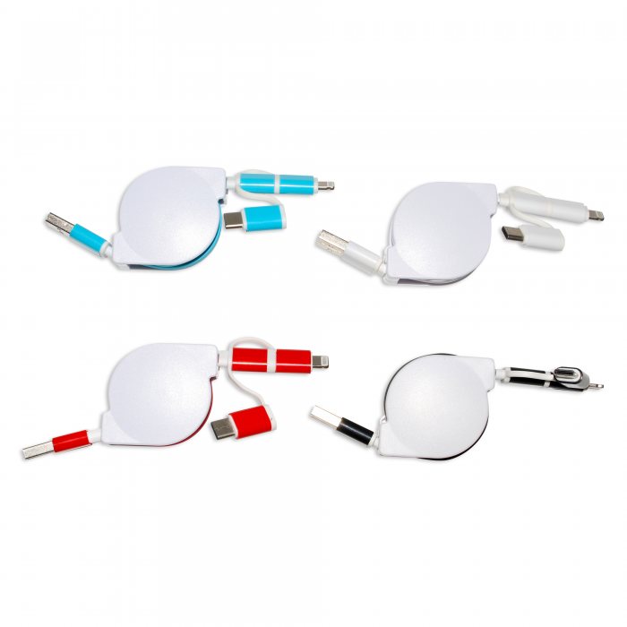 Retractable Charging Cable (with Type-C)